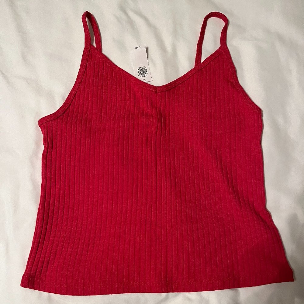 Pink Old Navy Cropped Tank